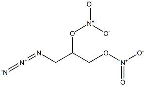 3-Azido-1,2-propanediol dinitrate Struktur