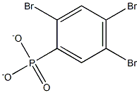 2,4,5-Tribromophenylphosphonate Struktur