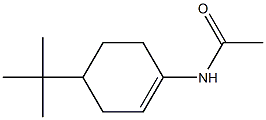 1-(Acetylamino)-4-tert-butyl-1-cyclohexene Struktur