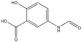 5-(Formylamino)salicylic acid Struktur