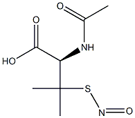 S-Nitroso-L-acetyl penicillamine Struktur