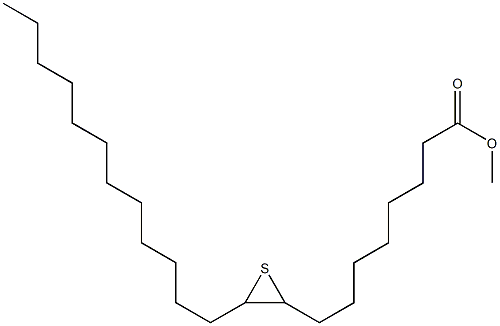 9,10-Epithiodocosanoic acid methyl ester Struktur