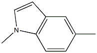 1-Methyl-5-methyl-1H-indole Struktur