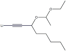 3-(1-Ethoxyethoxy)-1-octynyllithium Struktur