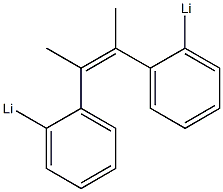 (Z)-2,3-Bis(2-lithiophenyl)-2-butene Struktur