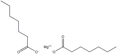 Diheptanoic acid magnesium salt Struktur