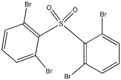 Bis(2,6-dibromophenyl) sulfone Struktur