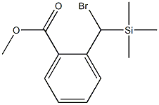 2-[Bromo(trimethylsilyl)methyl]benzoic acid methyl ester Struktur