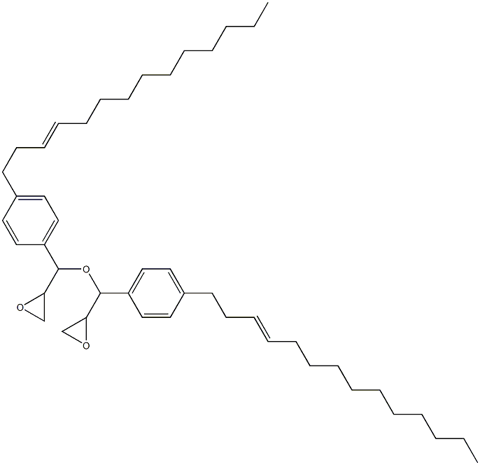 4-(3-Tetradecenyl)phenylglycidyl ether Struktur