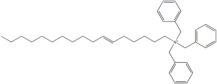 (6-Heptadecenyl)tribenzylaminium Struktur