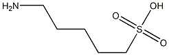 5-Amino-1-pentanesulfonic acid Struktur