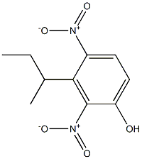 3-sec-Butyl-2,4-dinitrophenol Struktur