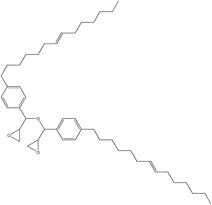 4-(7-Tetradecenyl)phenylglycidyl ether Struktur