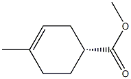 (4R)-1-Methyl-1-cyclohexene-4-carboxylic acid methyl ester Struktur