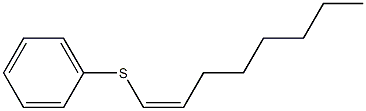 (Z)-1-(Phenylthio)-1-octene Struktur