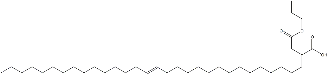 2-(15-Triacontenyl)succinic acid 1-hydrogen 4-allyl ester Struktur