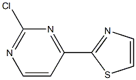 2-Chloro-4-(2-thiazolyl)pyrimidine Struktur