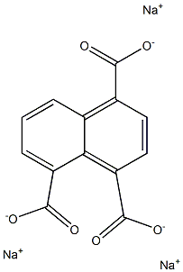 1,4,5-Naphthalenetricarboxylic acid trisodium salt Struktur