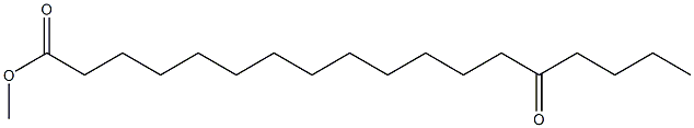 14-Oxooctadecanoic acid methyl ester Struktur