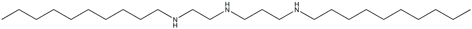 N-[2-(Decylamino)ethyl]-N'-decyl-1,3-propanediamine Struktur