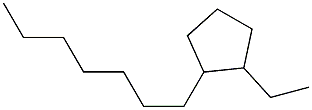 1-Ethyl-2-heptylcyclopentane Struktur