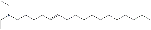 N,N-Diethyl-5-heptadecen-1-amine Struktur