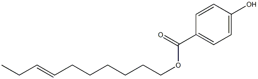 4-Hydroxybenzoic acid 7-decenyl ester Struktur