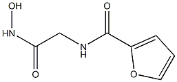 2-(Furan-2-ylcarbonylamino)acetohydroxamic acid Struktur