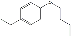 1-Ethyl-4-butoxybenzene Struktur