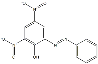 3,5-Dinitro-2-hydroxyazobenzene Struktur