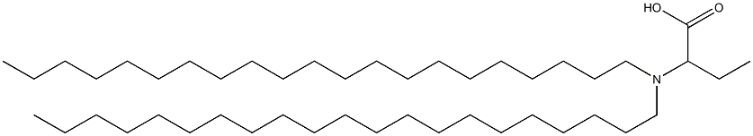 2-(Dihenicosylamino)butyric acid Struktur