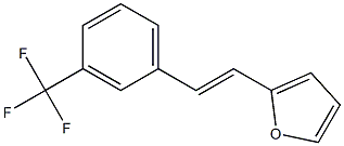 2-(3-(Trifluoromethyl)styryl)furan Struktur