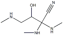 3-Hydroxy-4-(trimethylaminio)butanenitrile Struktur