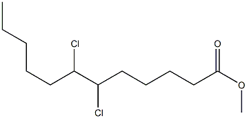 6,7-Dichlorolauric acid methyl ester Struktur