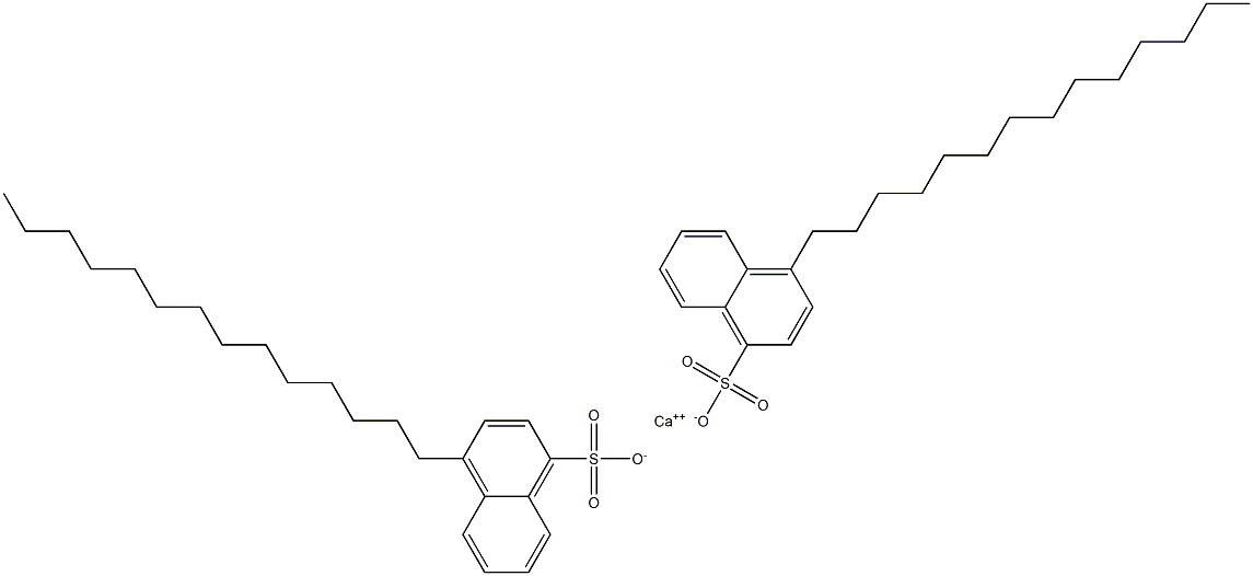 Bis(4-tetradecyl-1-naphthalenesulfonic acid)calcium salt Struktur