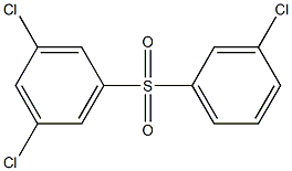 3,5-Dichlorophenyl 3-chlorophenyl sulfone Struktur