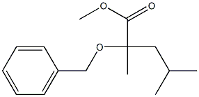 2-Benzyloxy-2,4-dimethylvaleric acid methyl ester Struktur