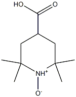 2,2,6,6-Tetramethyl-4-carboxypiperidine 1-oxide Struktur