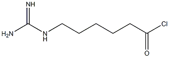 6-Guanidinohexanoyl chloride Struktur