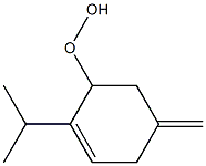 p-Mentha-1(7),3-dien-5-yl hydroperoxide Struktur