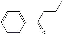 Crotonoylbenzene Struktur