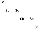 Pentascandium antimony Struktur