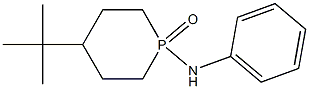 1-Anilino-4-tert-butylphosphorinane 1-oxide Struktur