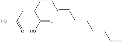 5-Dodecene-1,2-dicarboxylic acid Struktur