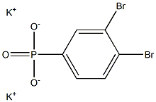 3,4-Dibromophenylphosphonic acid dipotassium salt Struktur