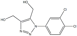 1-(3,4-Dichlorophenyl)-1H-1,2,3-triazole-4,5-dimethanol Struktur