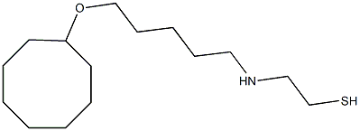 2-[[5-(Cyclooctyloxy)pentyl]amino]ethanethiol Struktur