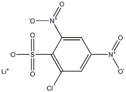 6-Chloro-2,4-dinitrobenzenesulfonic acid lithium salt Struktur