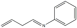 N-(3-Buten-1-ylidene)aniline Struktur