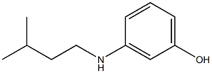 m-(Isopentylamino)phenol Struktur